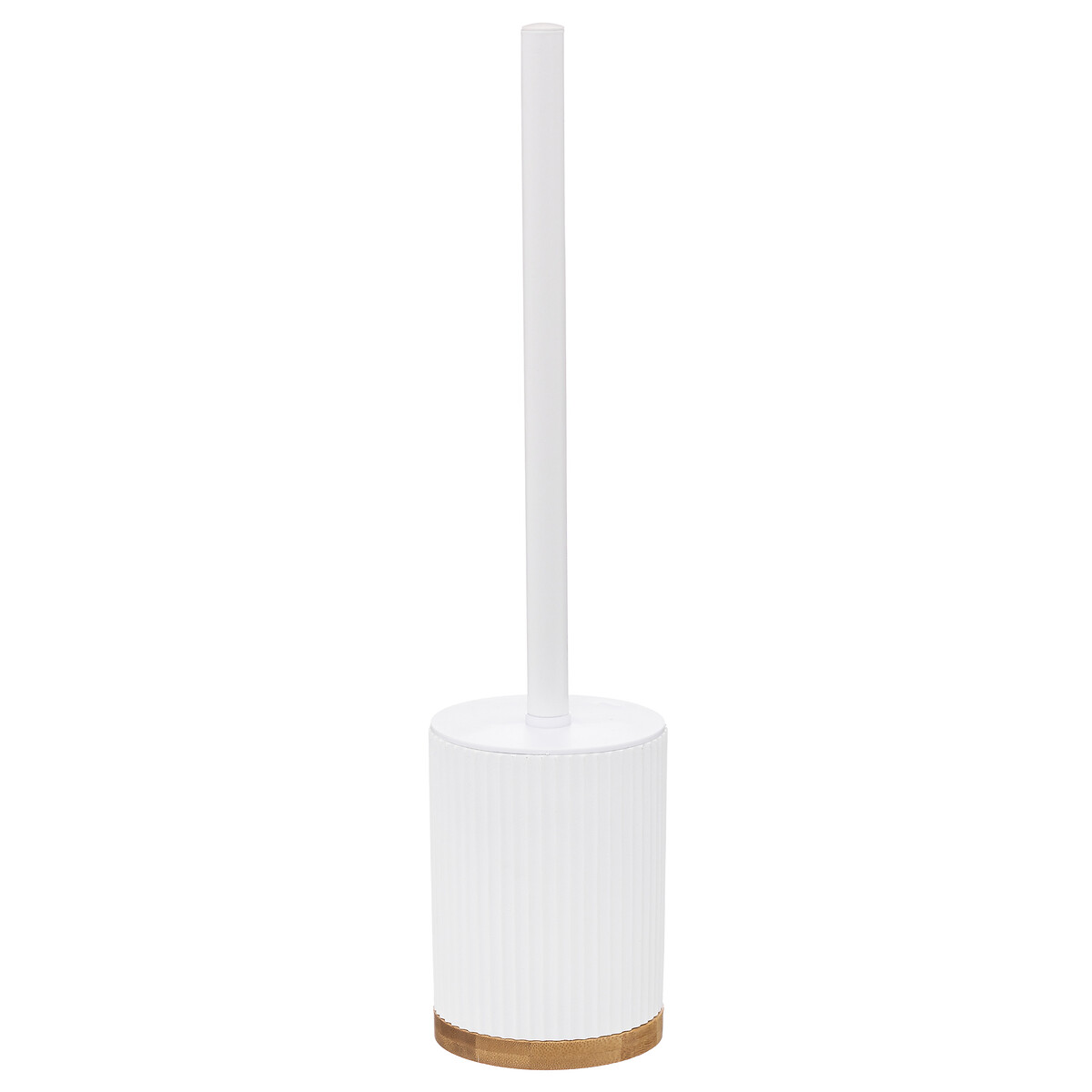 Escova wc NATUREO branco com base em bambu
