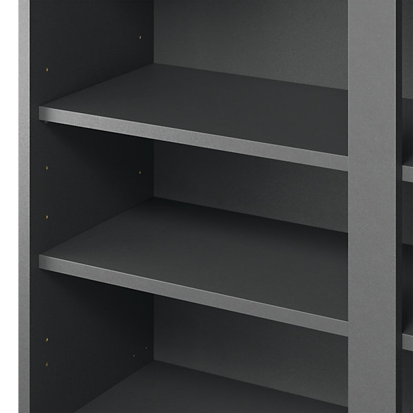 Caisson haut de cuisine GoodHome anthracite H. 72 cm x l. 100 cm