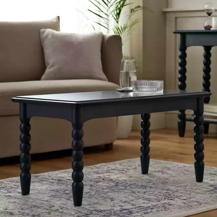 Habitat Blaire Bobbin Coffee Table - Navy
