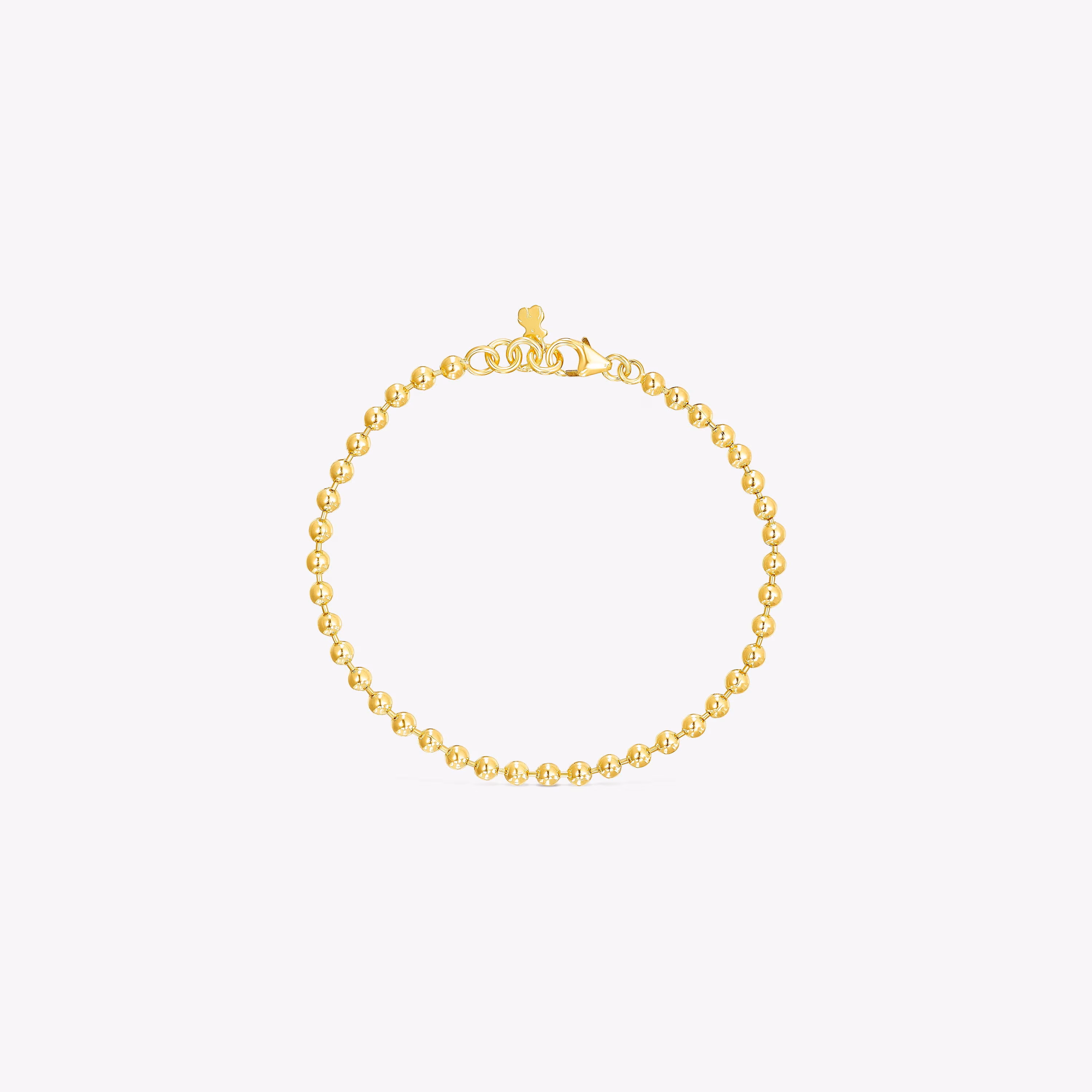 Pulsera con baño de oro 18 kt sobre plata Gloss