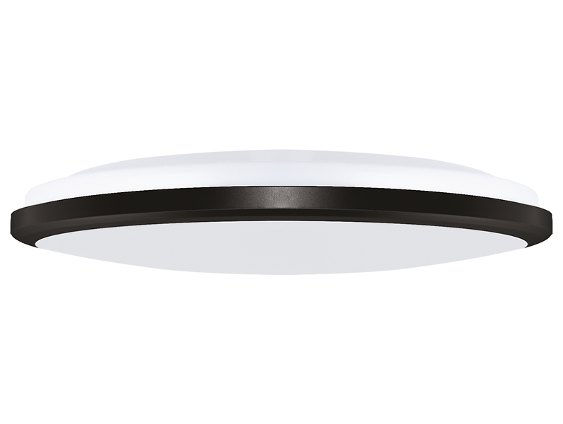 Lampa sufitowazewnętrzna Planar LED z tworzywa sztucznego czarna