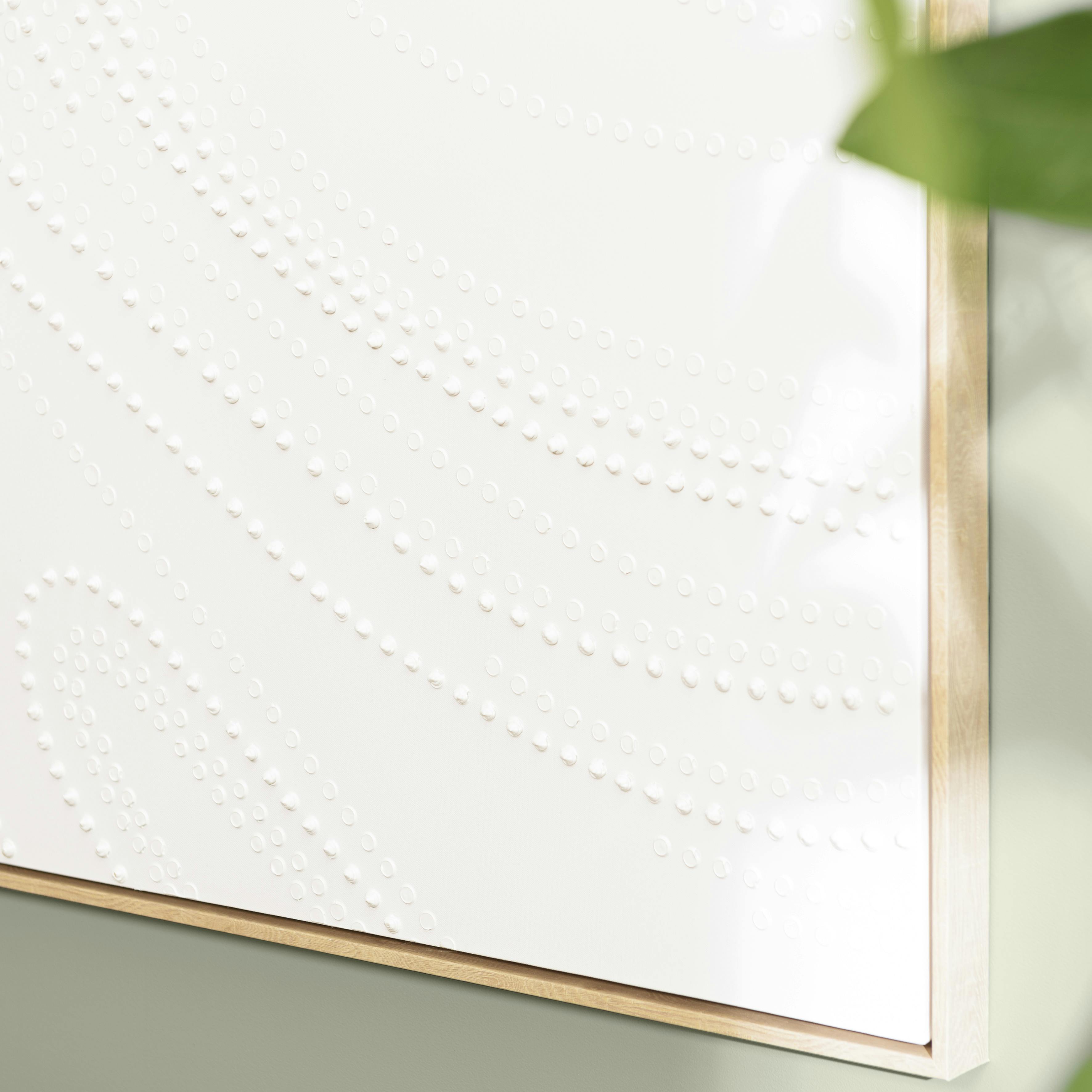 Tableau blanc lignes en pointillés 103 x 143 cm