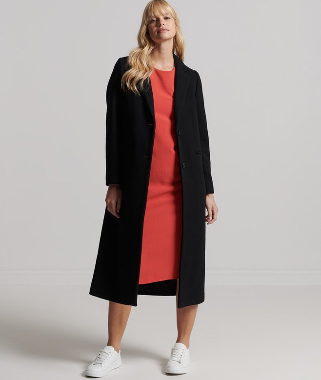 Studios Long Sleeve Midi Shift Dress