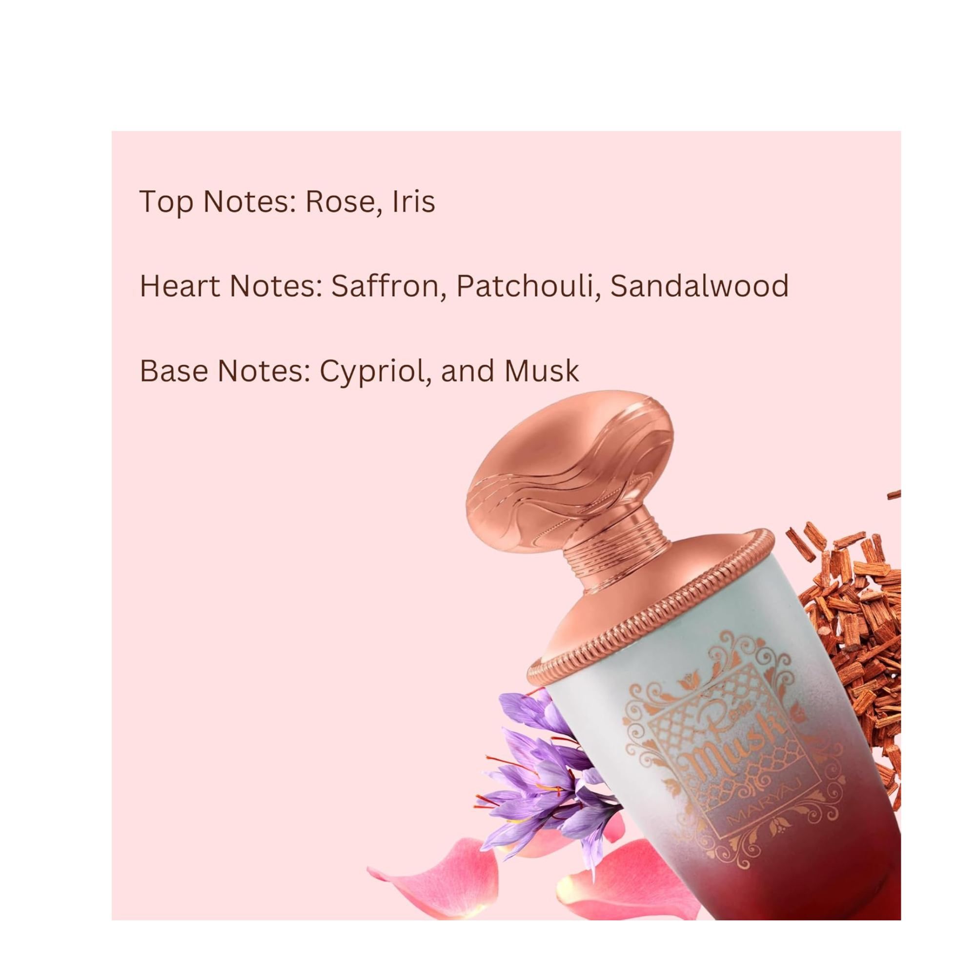 Maryaj Rose Musk Eau De Parfum For Unisex 100ml