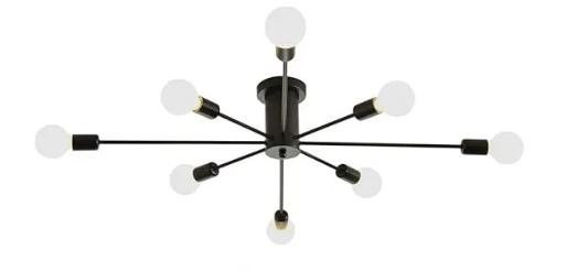 Lampa sufitowa metalowa loft c