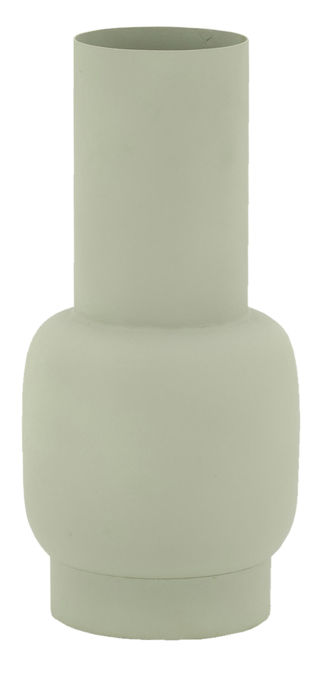 - Vase en métal  sauge