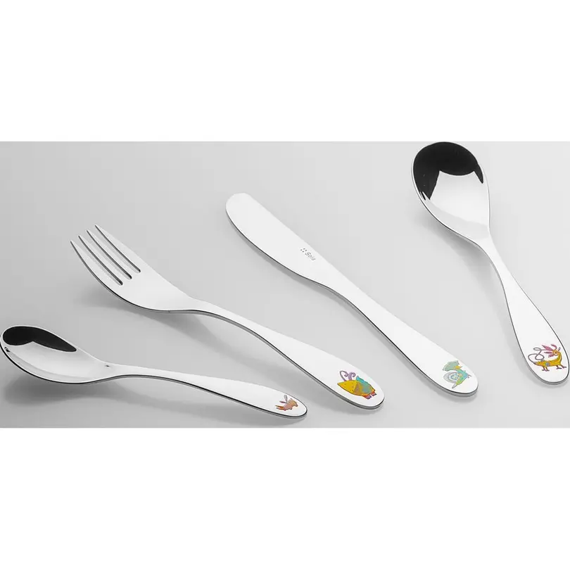 Besteckset 4-teilig Kids World 2