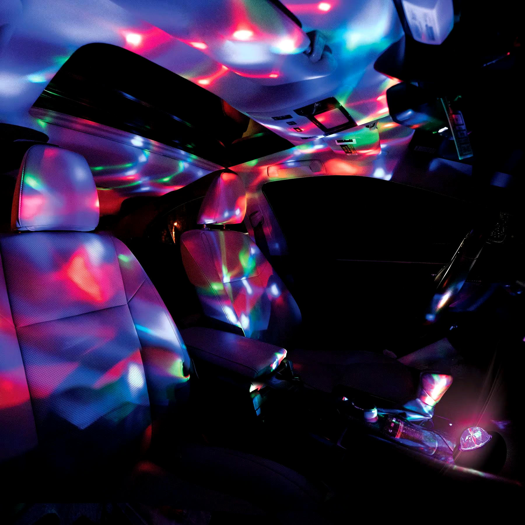 Merkury LED Sound Activated Disco Car Light
