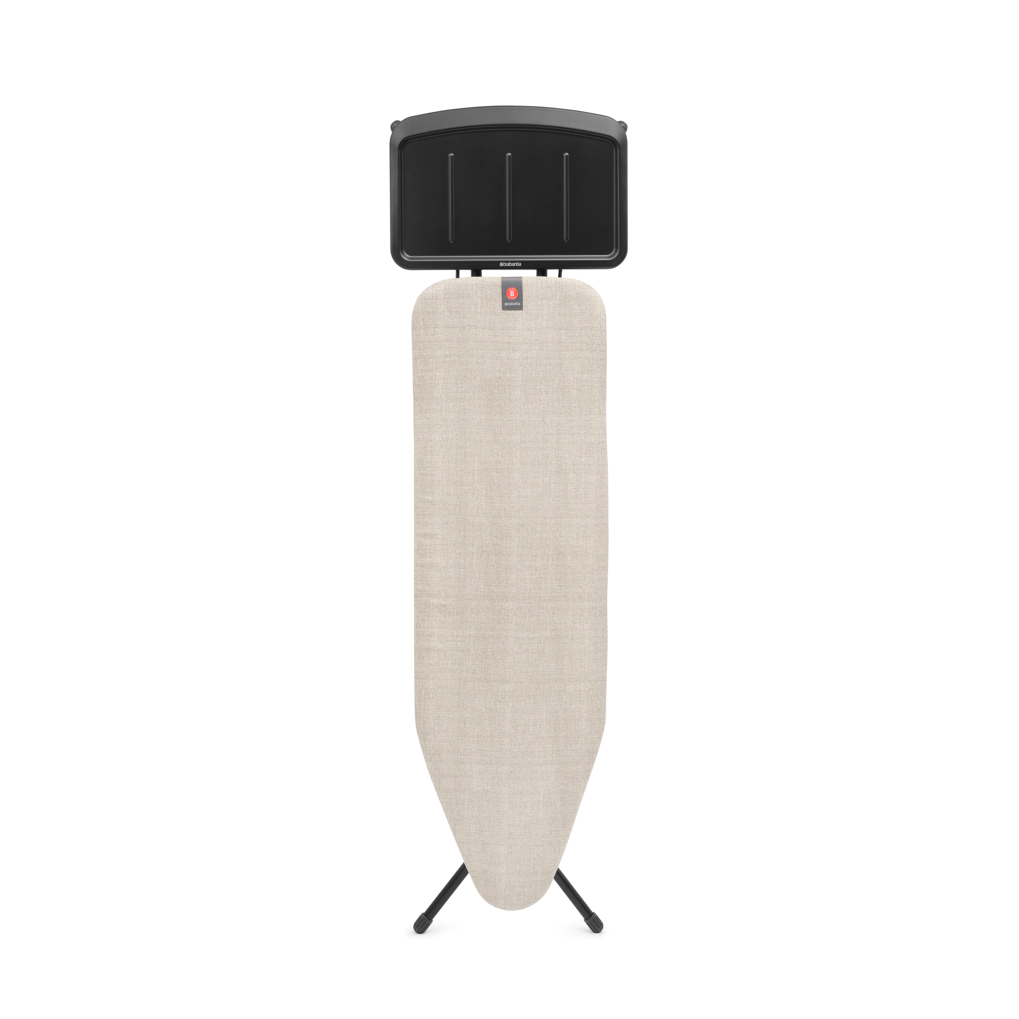 Brabantia Strijkplank B, 124x38 cm, solide stoomunithouder - Denim Grey