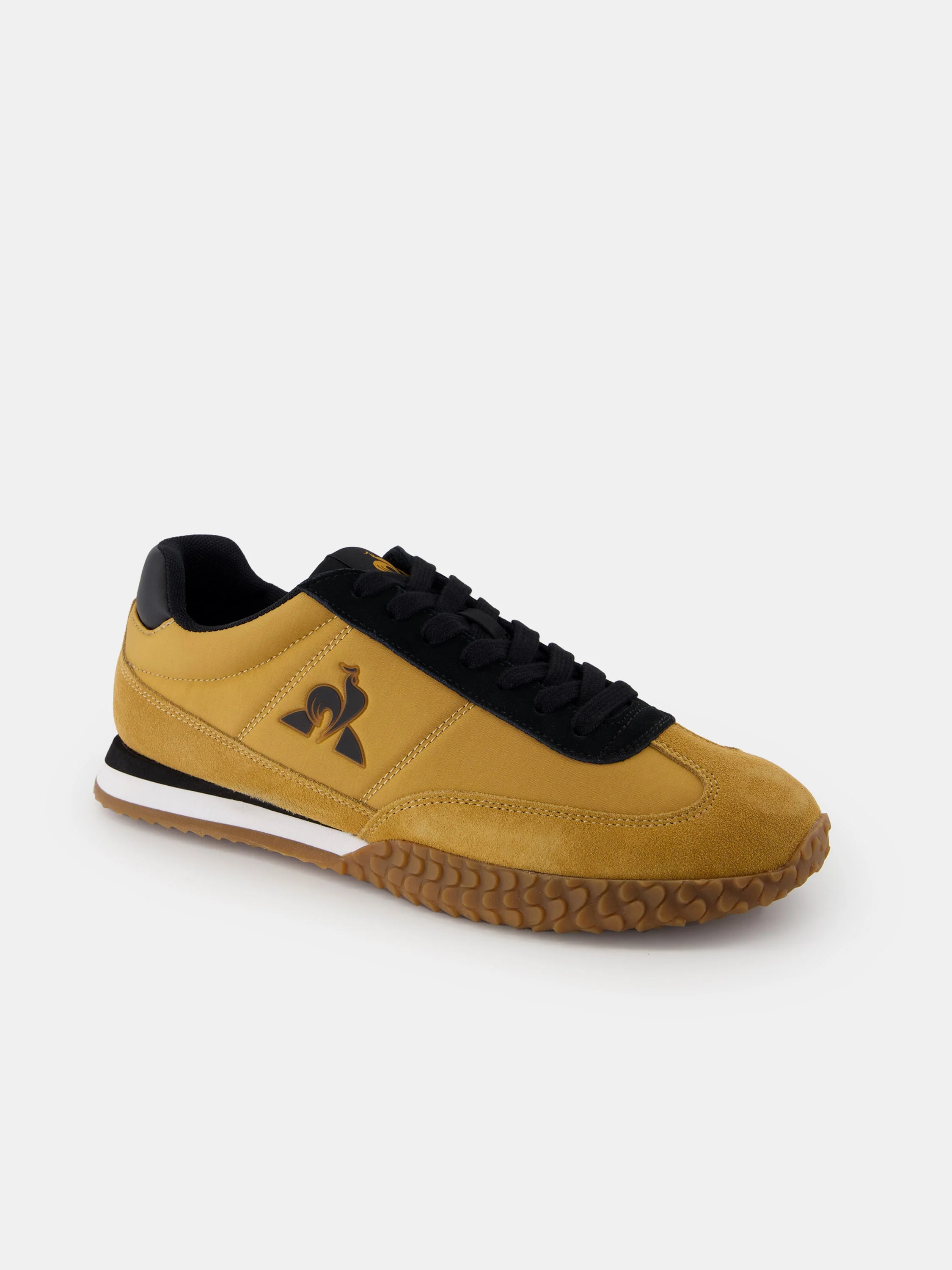 Basket retro-running en textile et suede Veloce