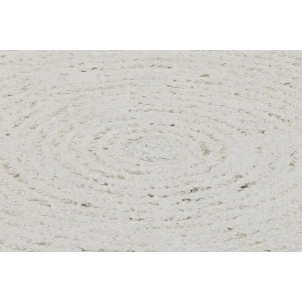 Vloerkleed Anjali - wit - &Oslash;100 cm