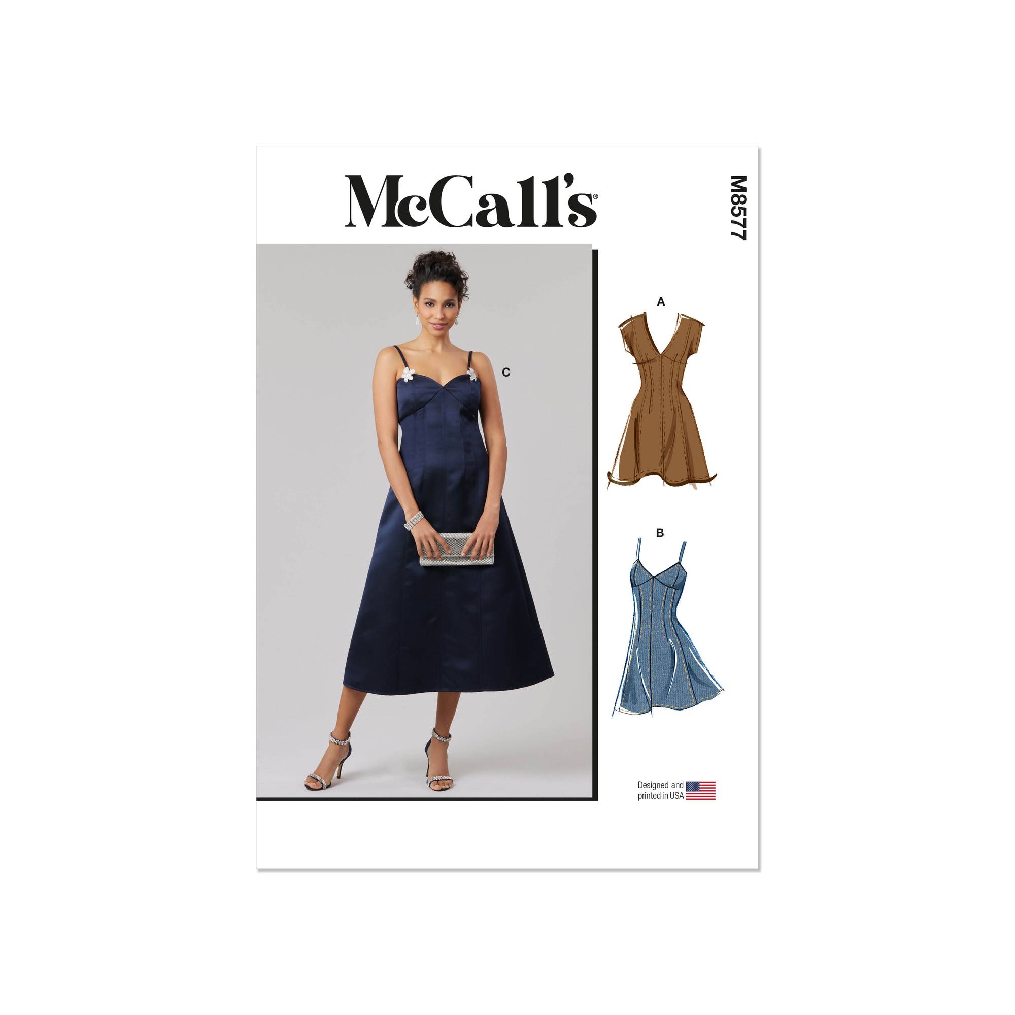 McCall’s Women’s Dress Sewing Pattern M8577 (18-26)