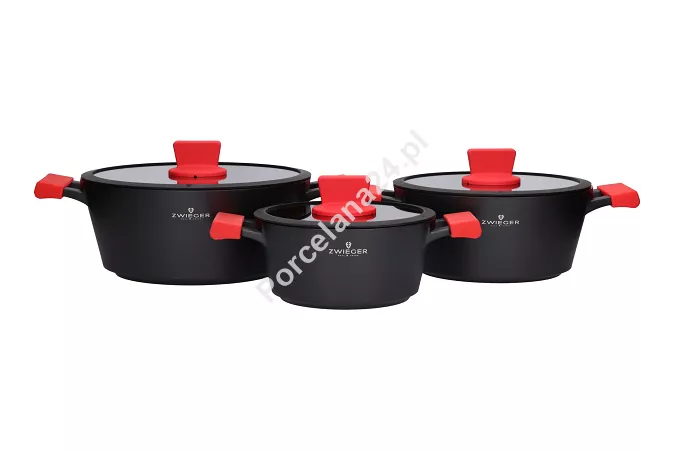 Komplet garnków (8 el.) ZWIEGER - Obsidian 1Z.OB.K8