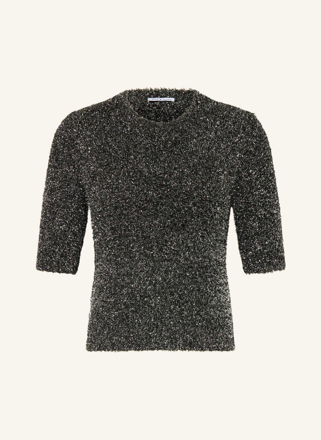MRS & HUGS Strickshirt mit Glitzergarn
