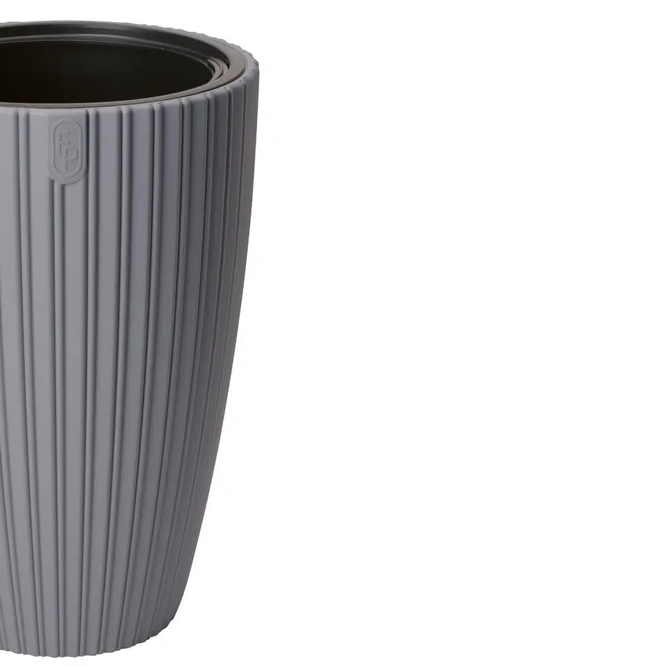 Form Plastic Plantenpot/bloempot - kunststof - grijs - 40 x 58 cm