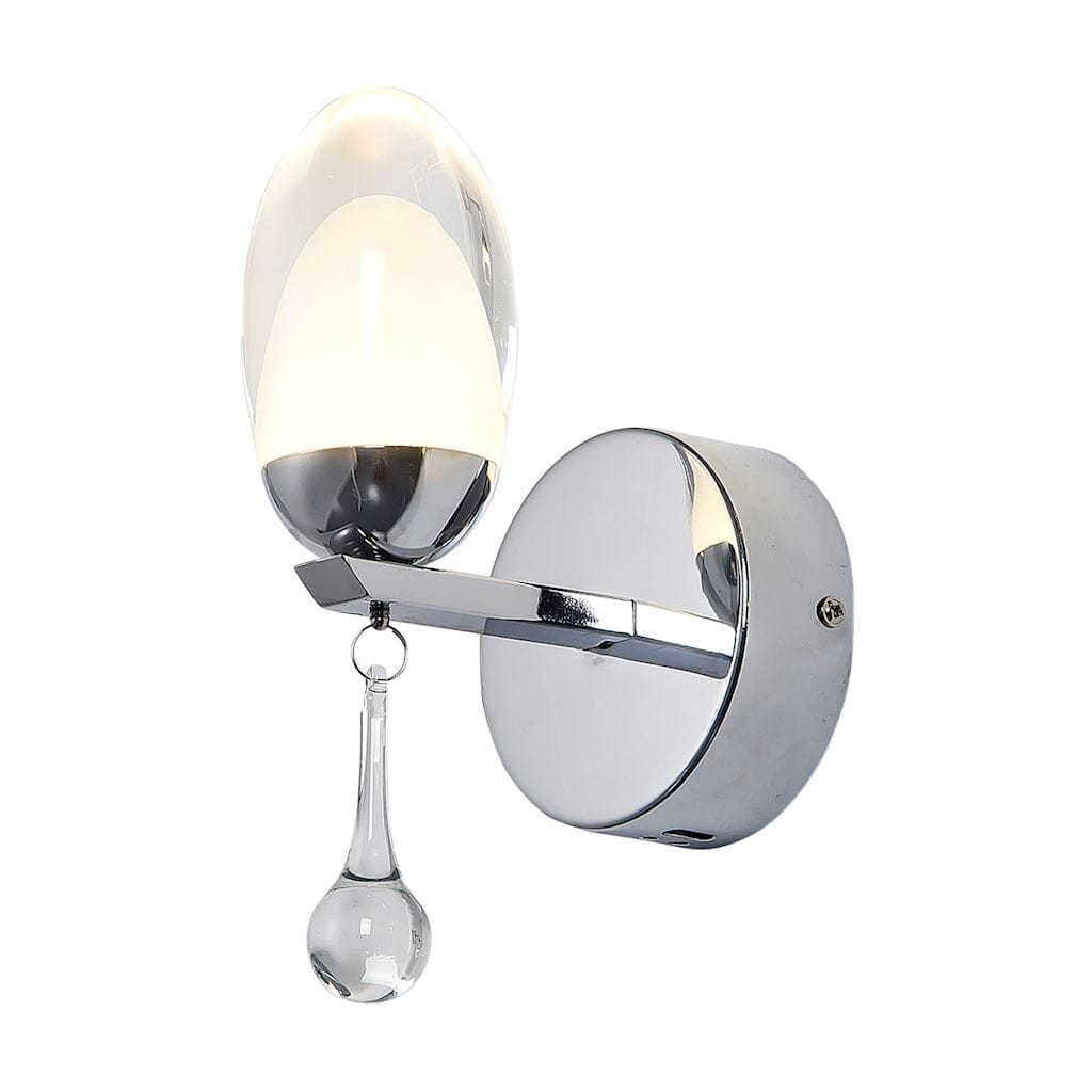 Kinkiet OVOsrebrny LED 1x5W 350lm wym:17x8x15cm IP20 Milagro