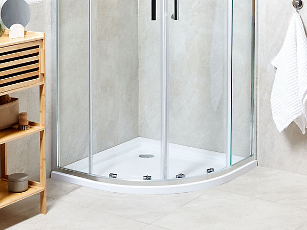 Bac de douche ALISO 90 x 90 x 5 cm Blanc