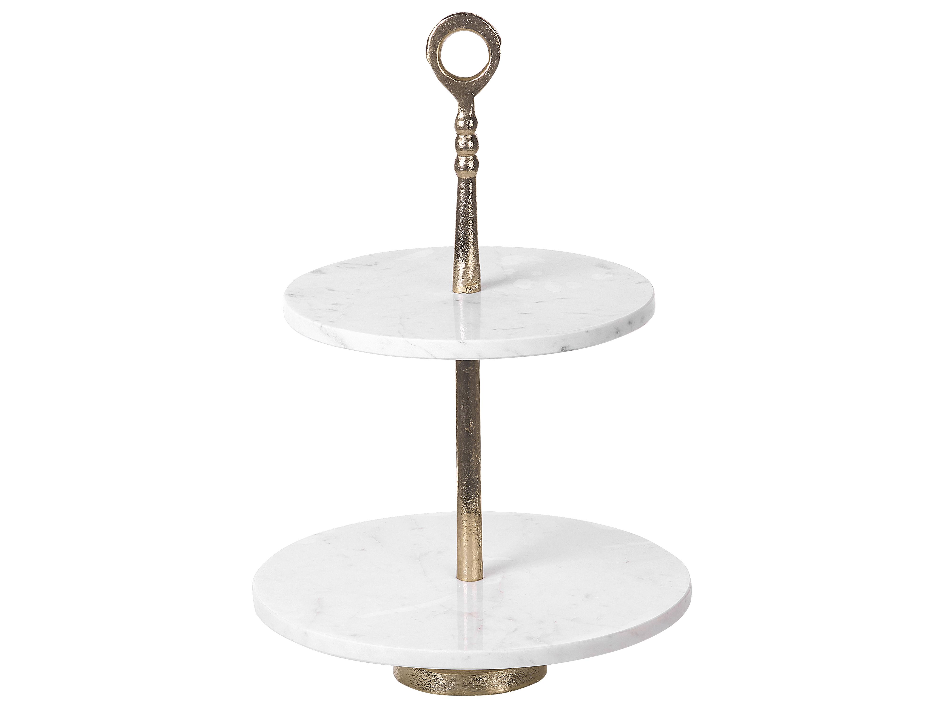 Cake Stand TARUM Stone White Marble
