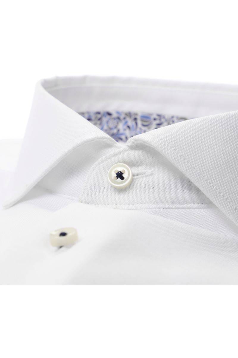 ETERNA Slim Fit Hemd weiss, Einfarbig (extra langer Arm)