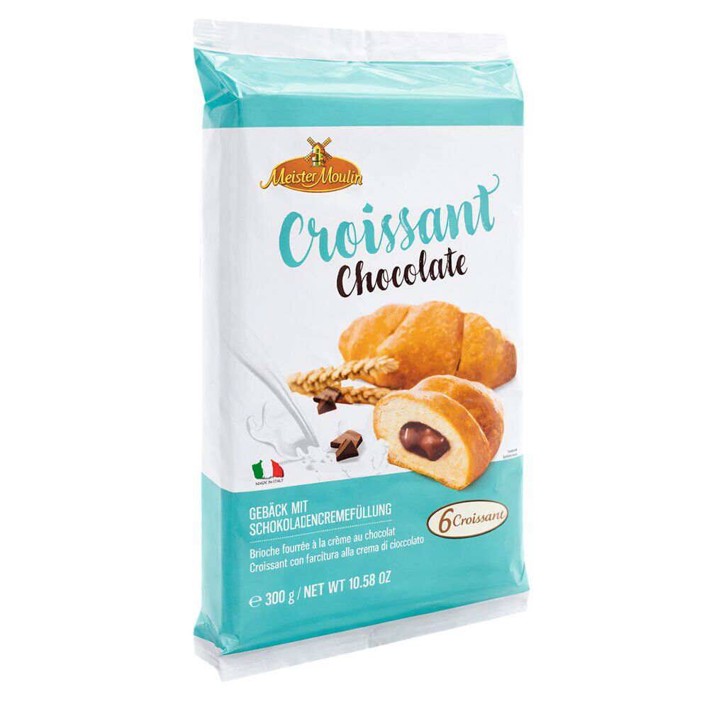 Croissant fourré crème chocolat 6x50gr