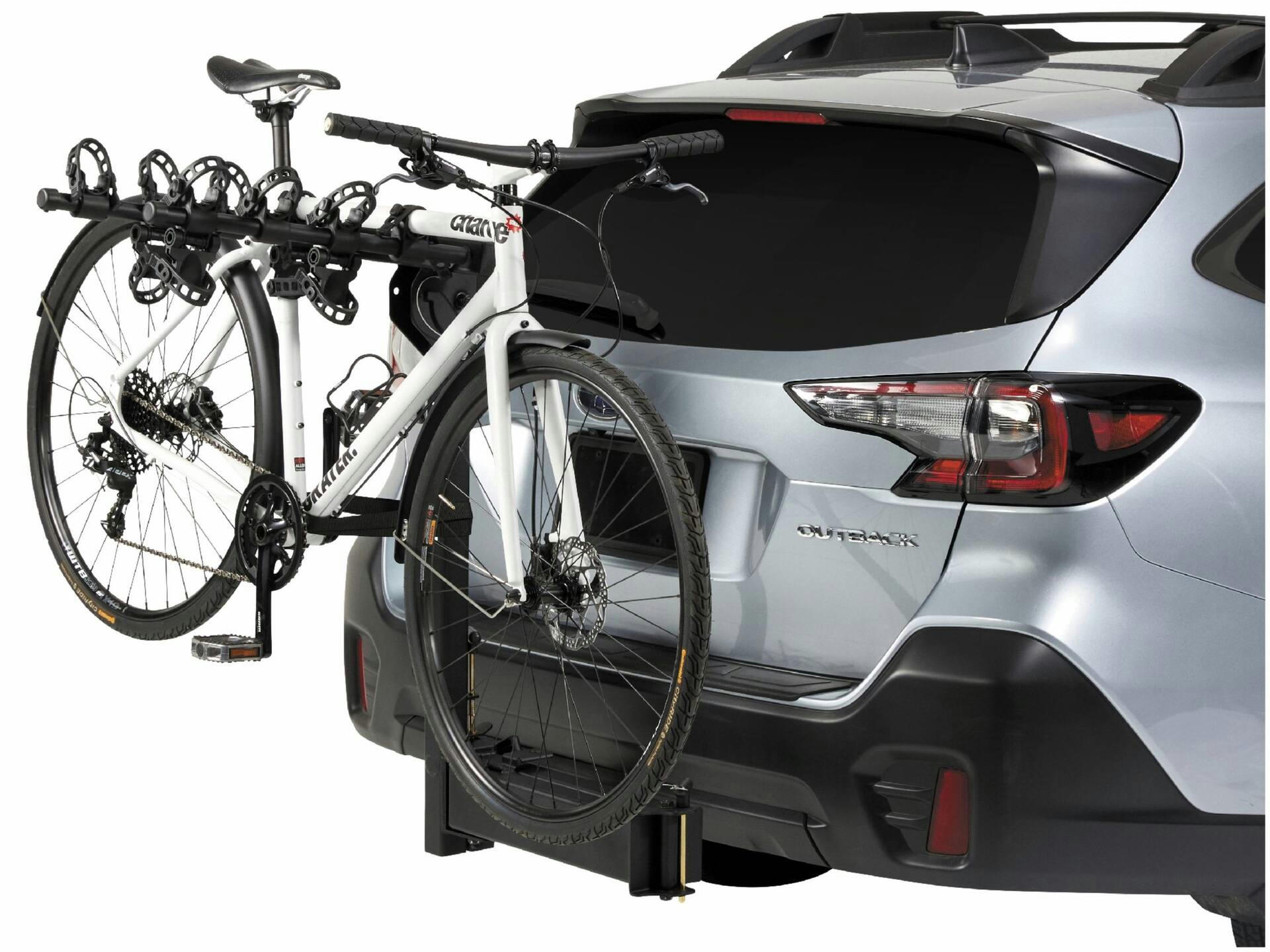 SportRack SR2415 Ridge Swing 4-Bike Hitch Mount Bike Rack, Fits 2-in Receiver, Black