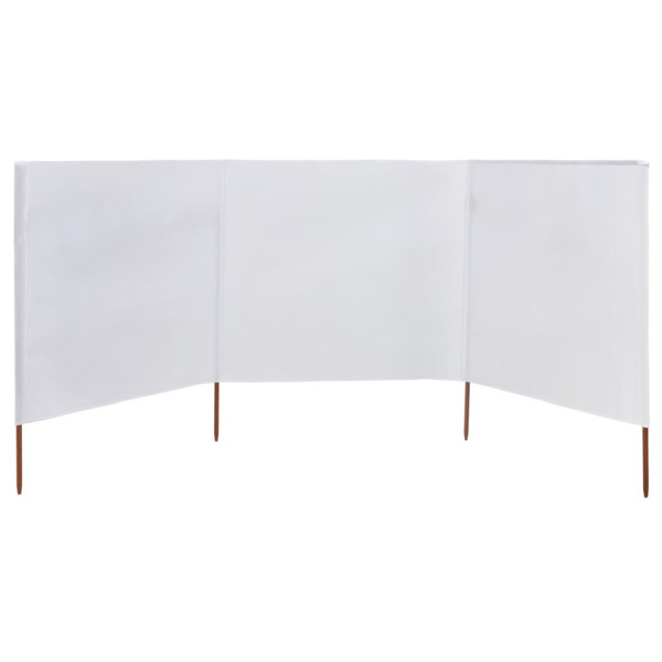 Markiza boczna Biały 400 x 120 cm vidaXL