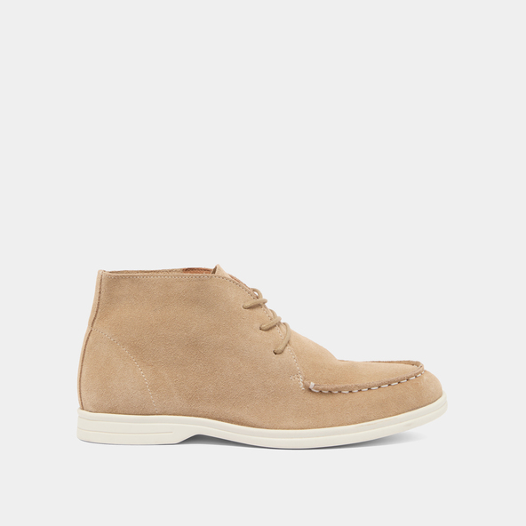 Derbies à surpiq?resen croute beige | OLYMPE