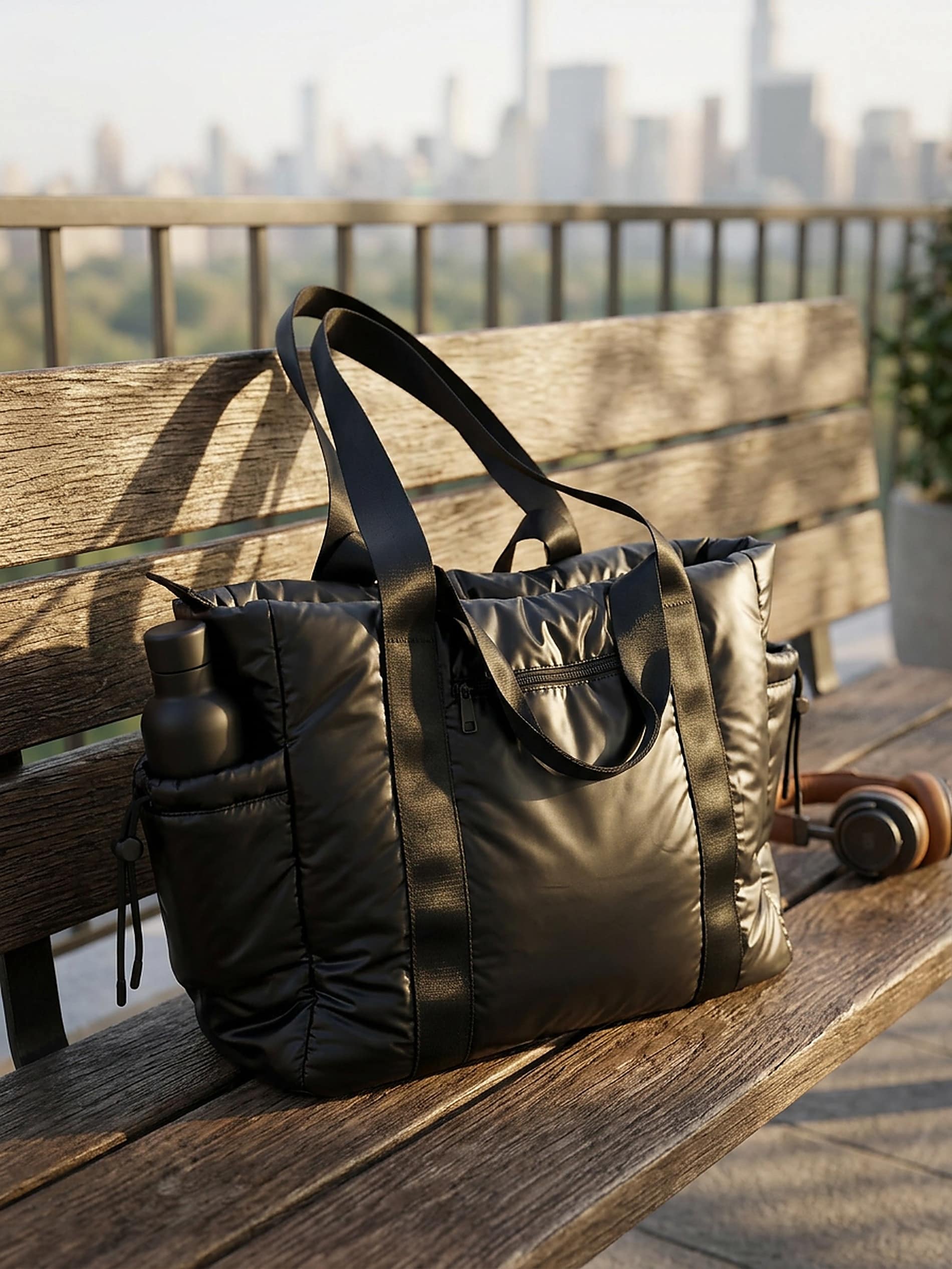 Duża torba shopper w sportowym stylu