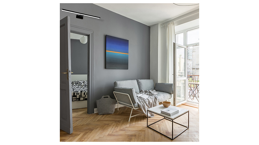 Kinkiet łazienkowy Shine LED metalowy czarny