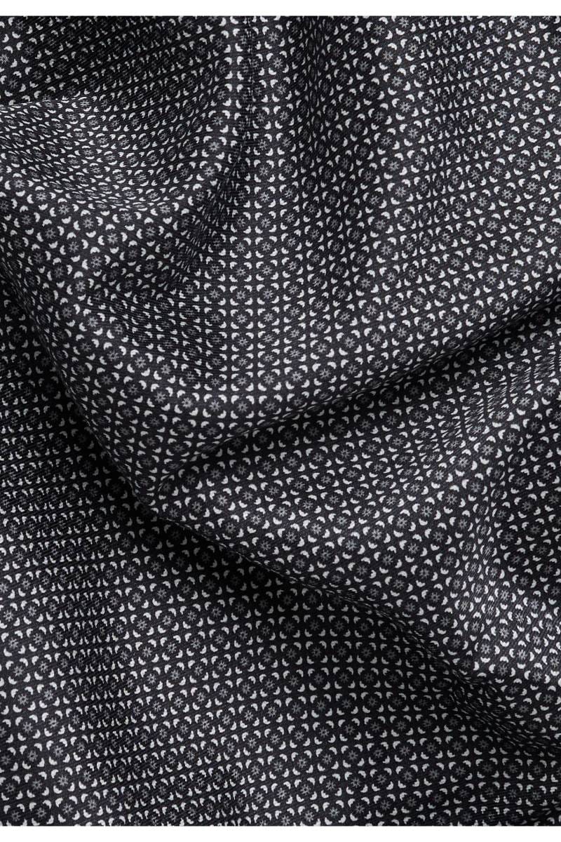ETERNA Performance Slim Fit Tencel Hemd silber, Bedruckt