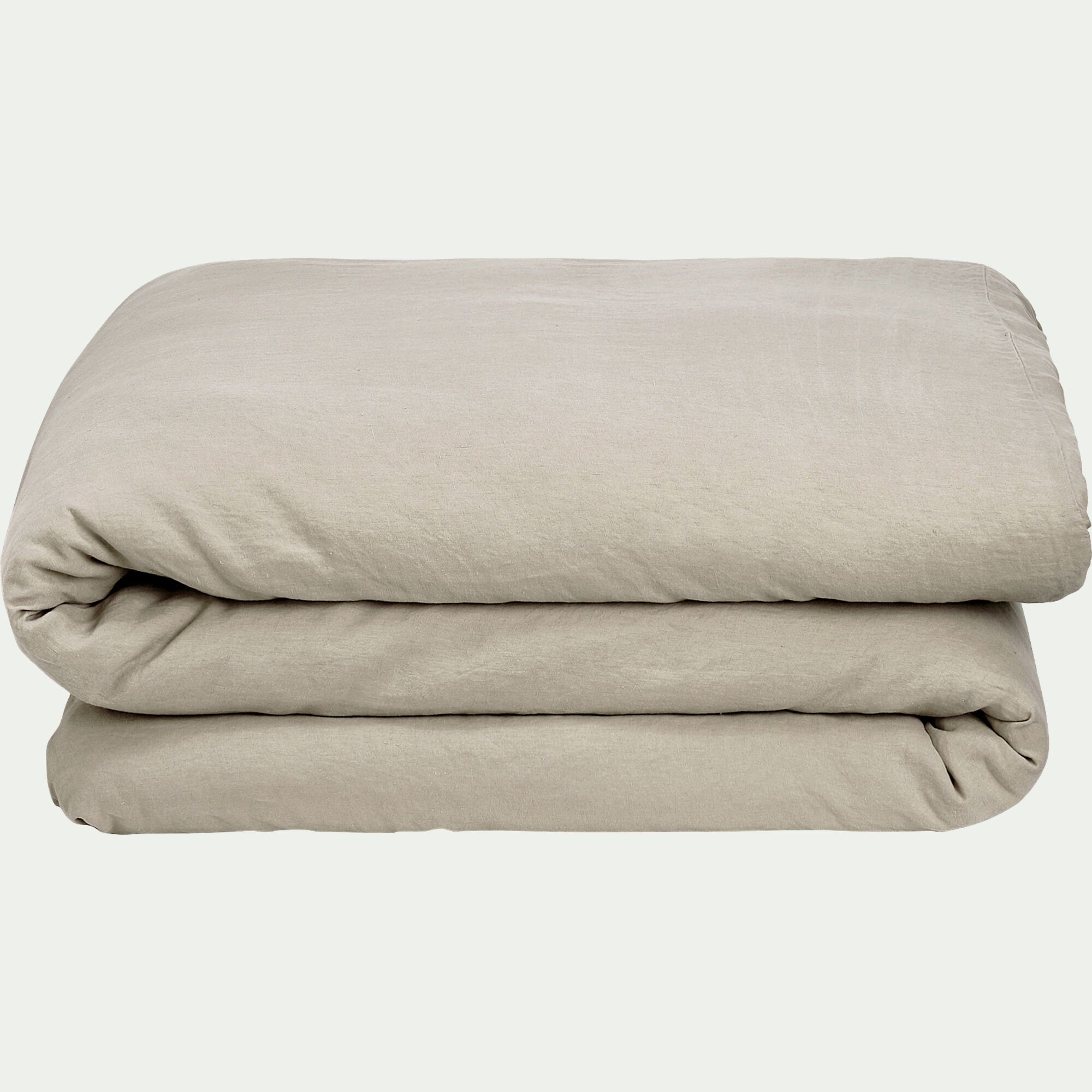 VENCE - Housse de couette en lin lavé240x220cm - beige