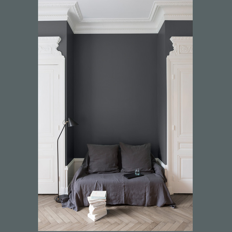 Peinture pour murs Velours de Peinture gris gravure mat 2,5 L LIBERON