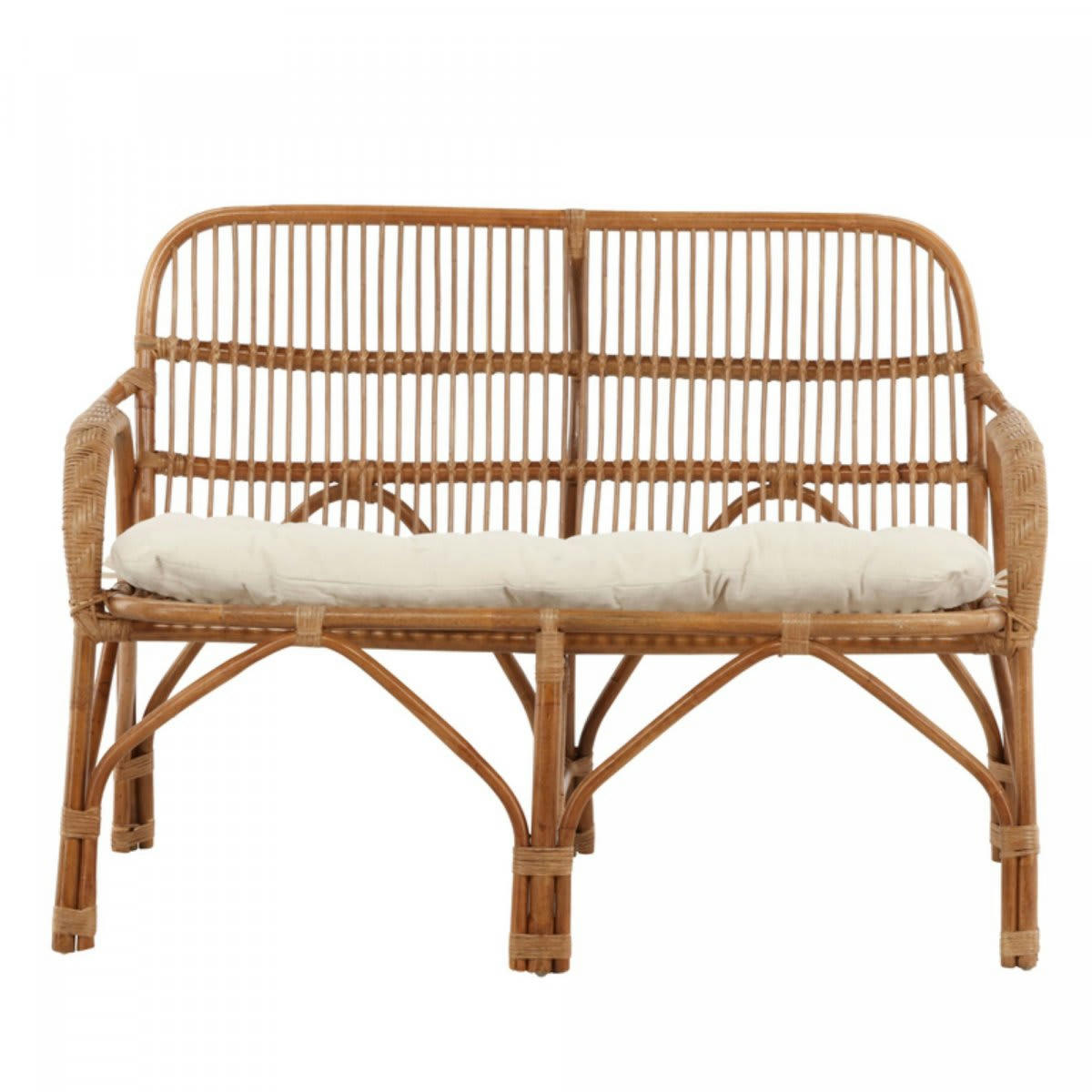 CUZCO - Petit canapé extérieur 2 places style vintage