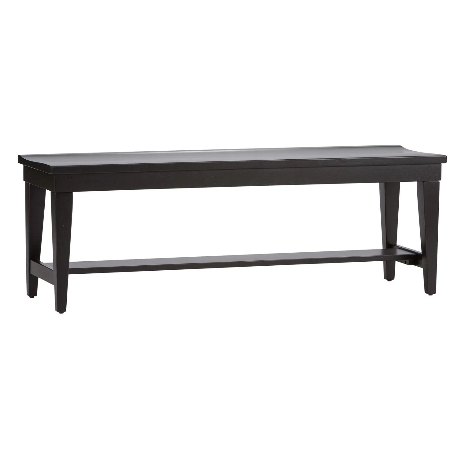 The Gray Barn Wisteria Traditional Rustic Black Bench