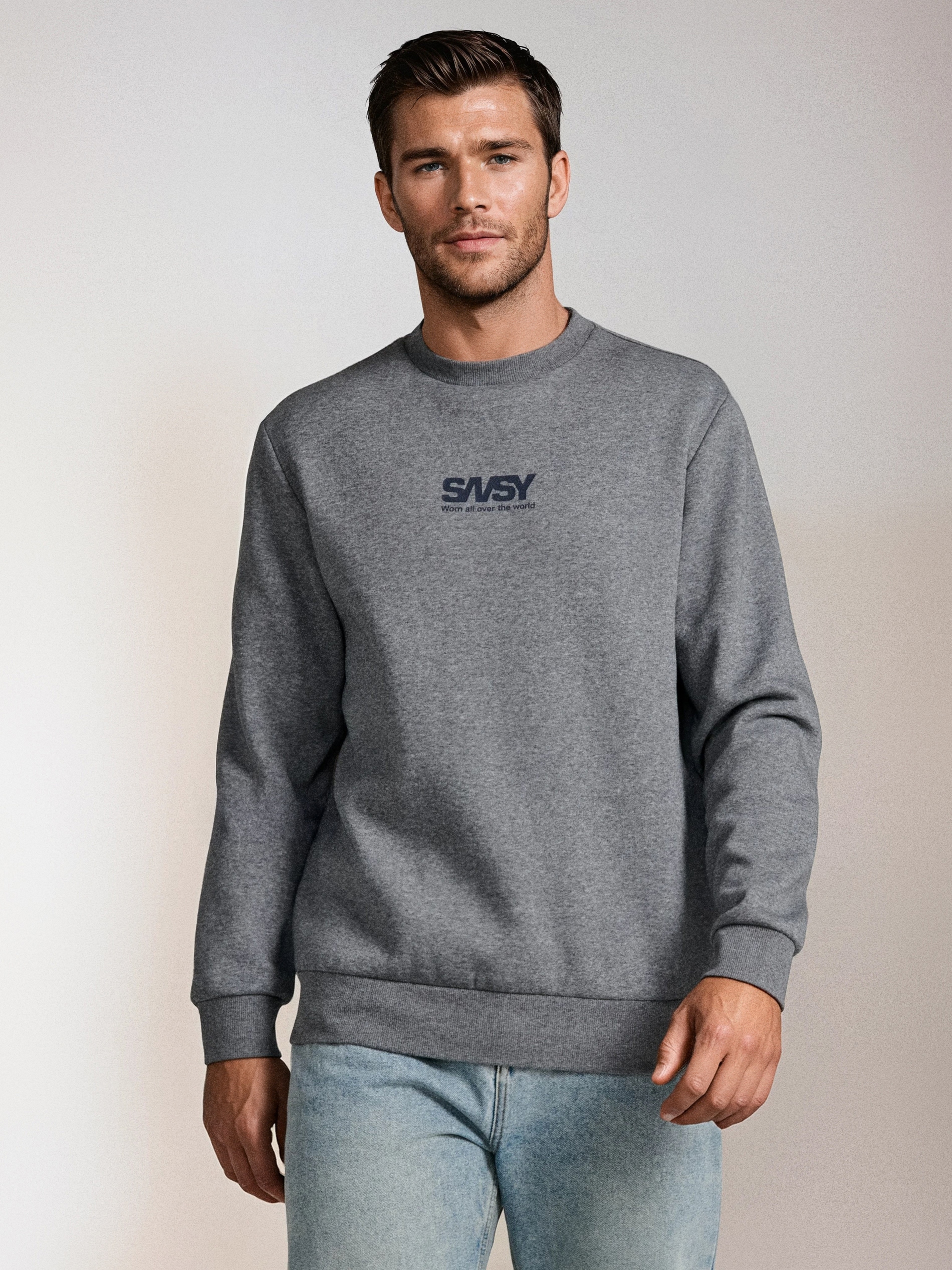 Bluza crewneck z napisem