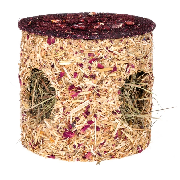 Nager-Knabberhaus, 233 g, Rosenblüten/rote Beete