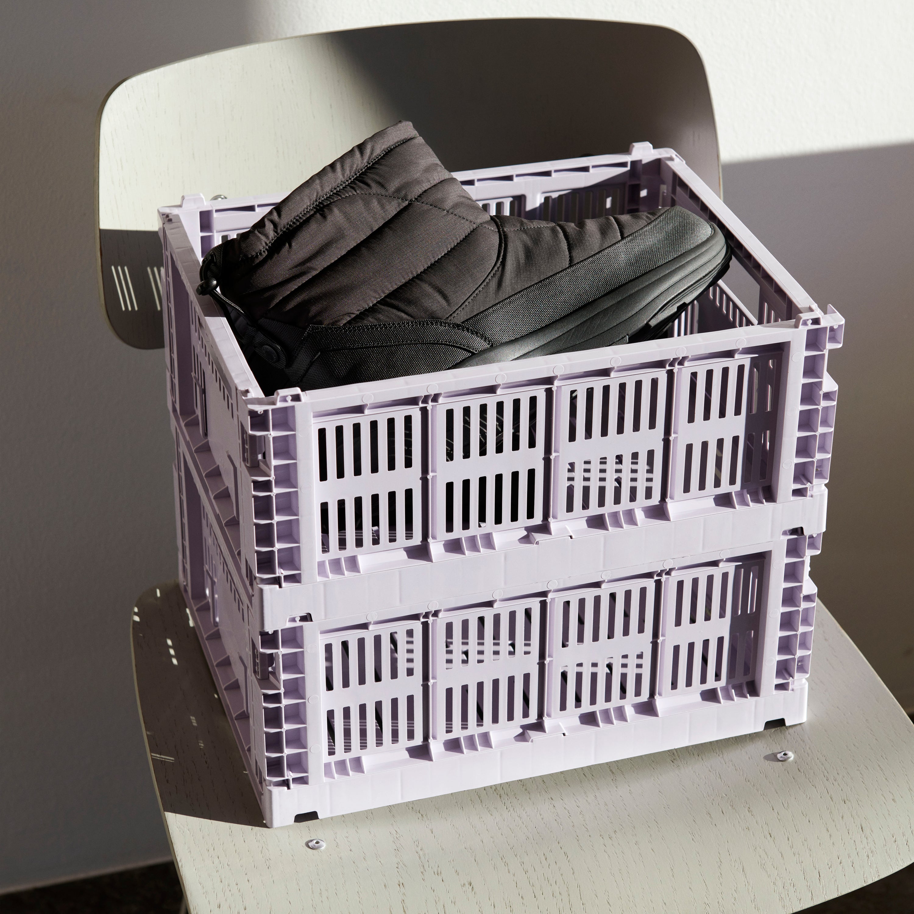 HAY Colour Crates Krat M - Rechthoekig - Lavender