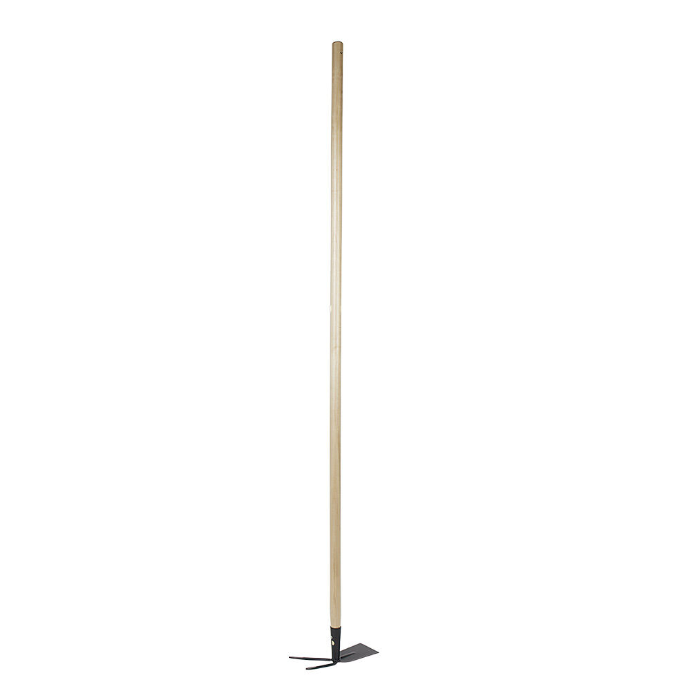 Serfouette grand modèle métal noir manche en bois