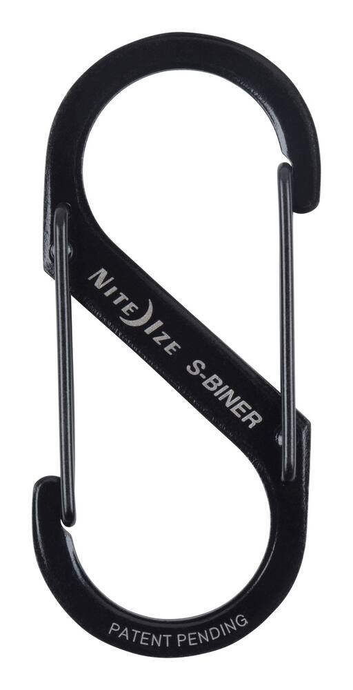 Nite Ize S-Biner #3 Dual Stainless Steel Wiregate S-Carabiner Clip Holds Up to 25-lbs