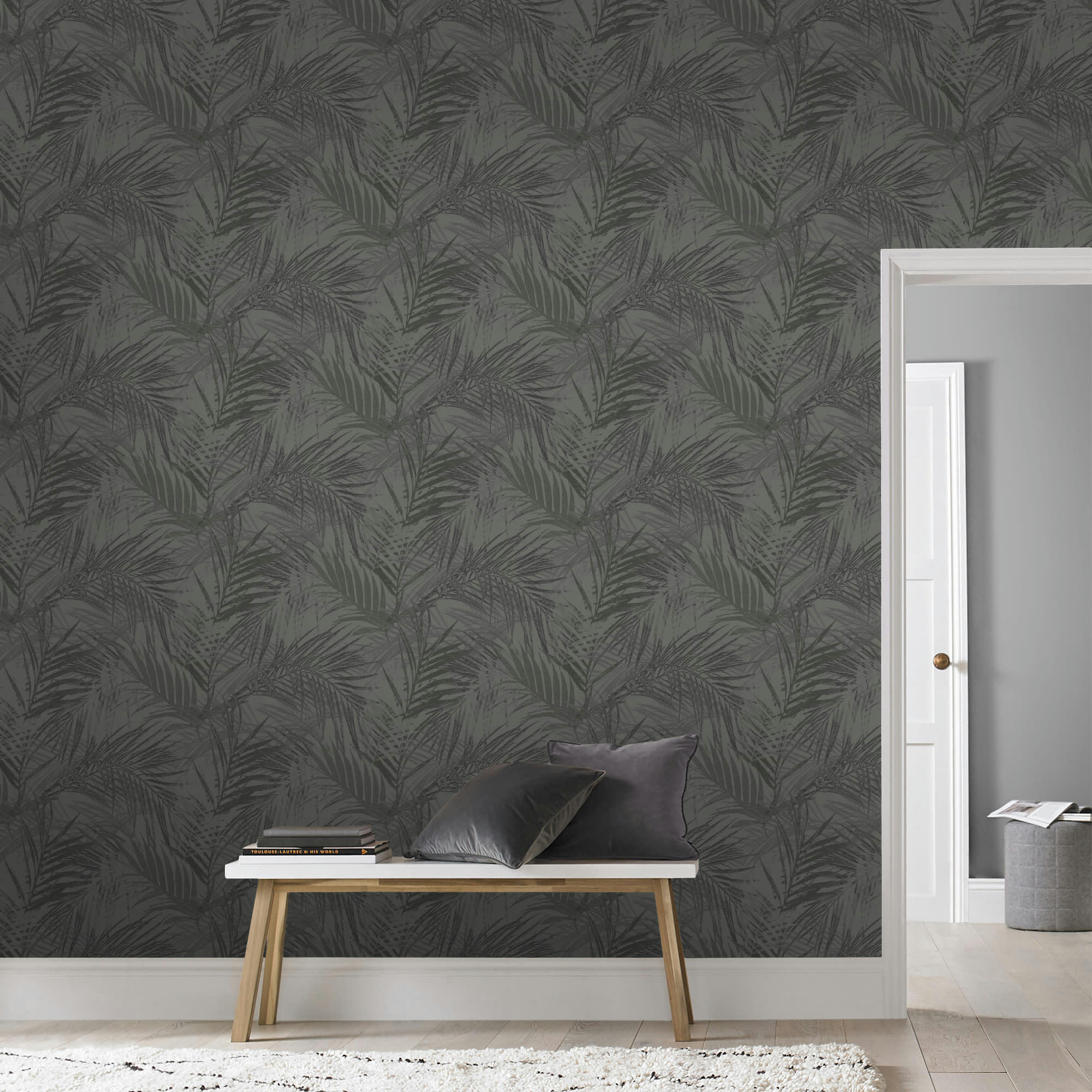 FEUILLES - Papier peint intissé feuilles d