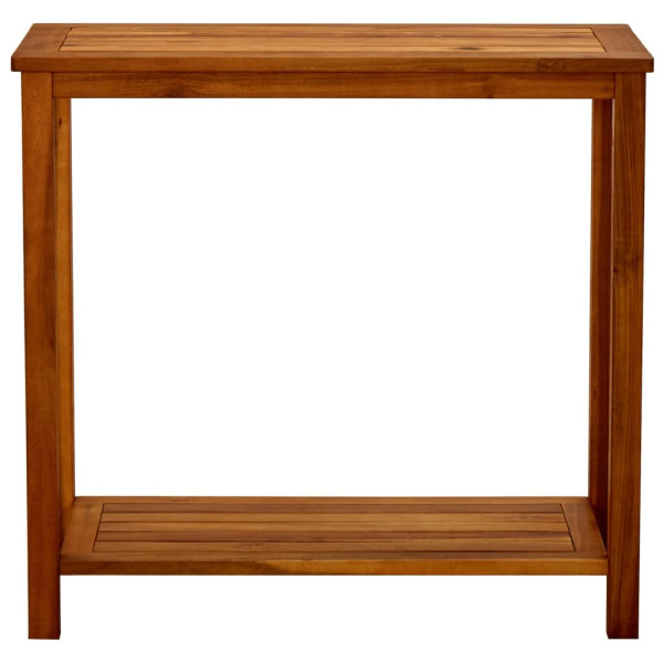 Ogrodowy stolik konsolowy Brąz 80 x 35 x 75 cm Drewno akacjowe vidaXL