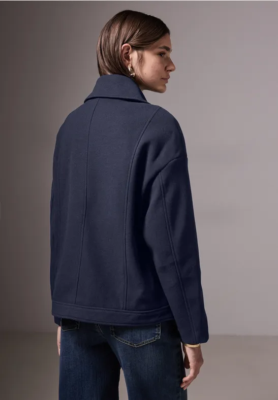 Oversize Caban Jacke