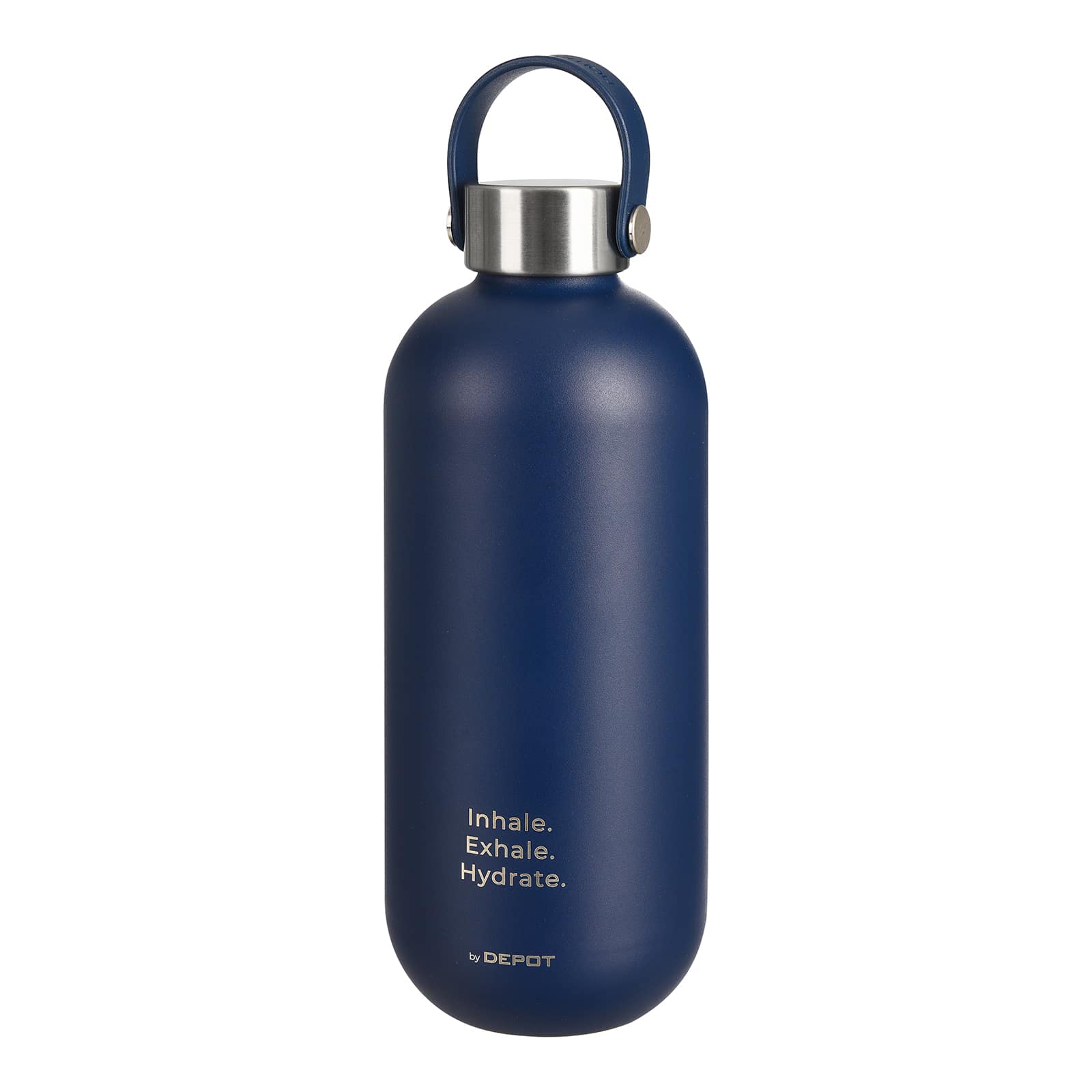 Isolierflasche Blau, ⌀ 9 cm, H 235 mm