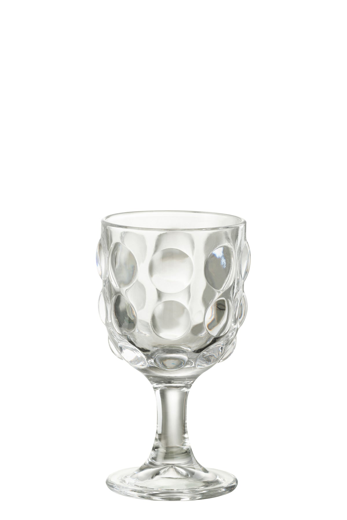 J-Line wijnglas Bubble - glas - 6 stuks