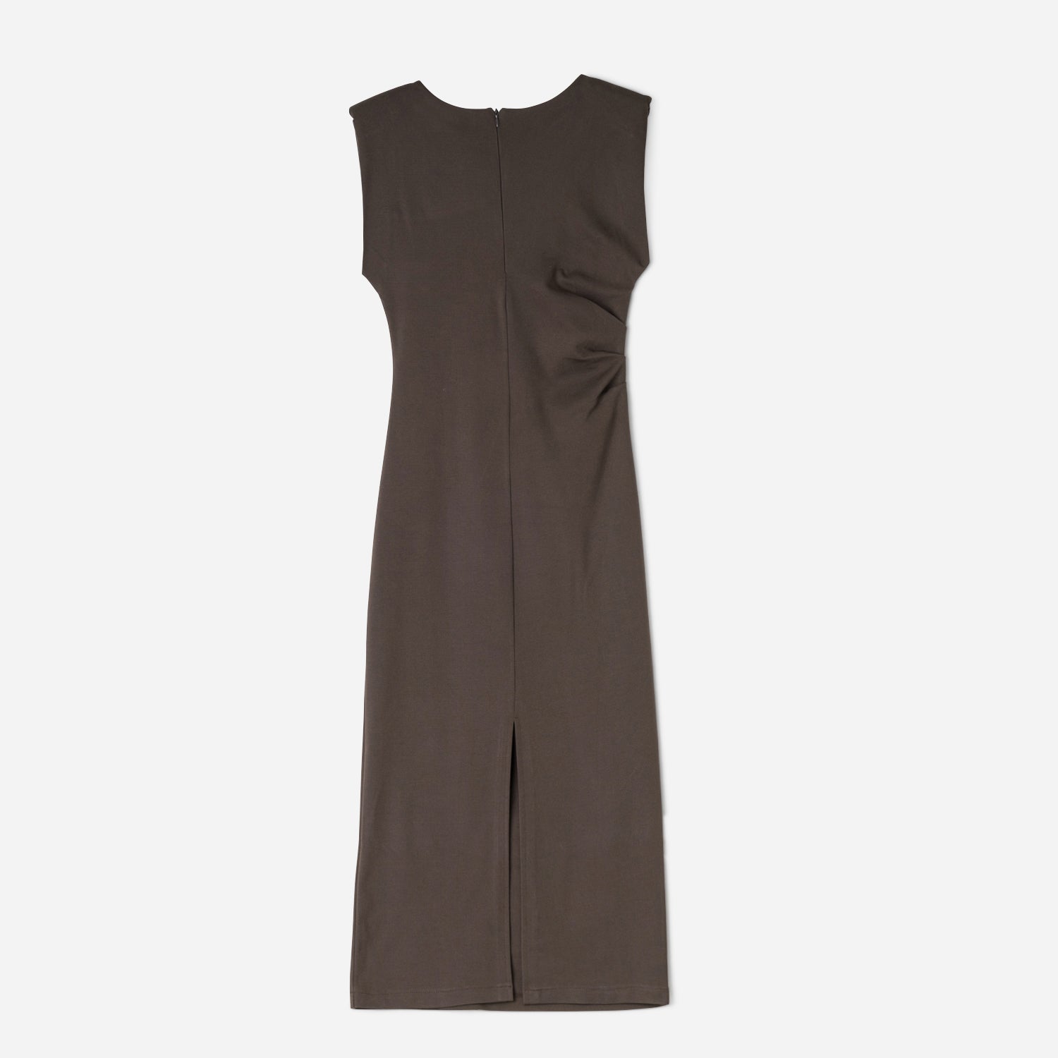 Robe-tube longue TEXTO chocolat