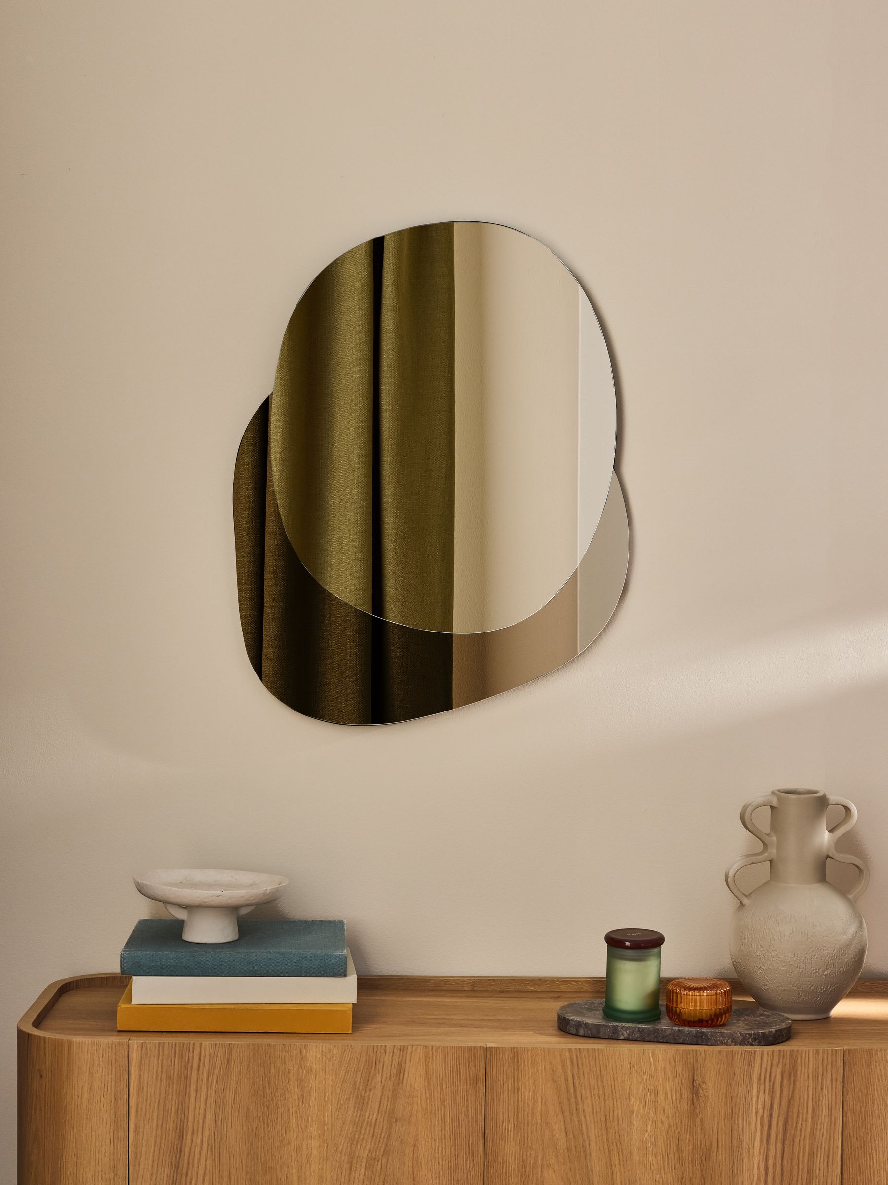 Nysa Mirror in Brown