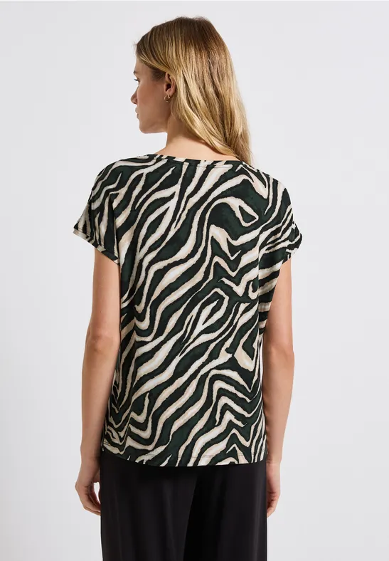 Shirt mit Häkeldetails