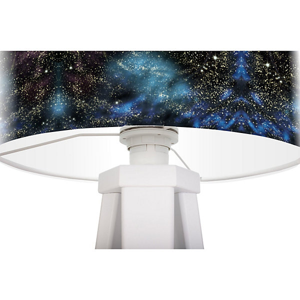 Lampe de chevet kids foto-174 30 x 30 x 45 cm Blanc, multicolore