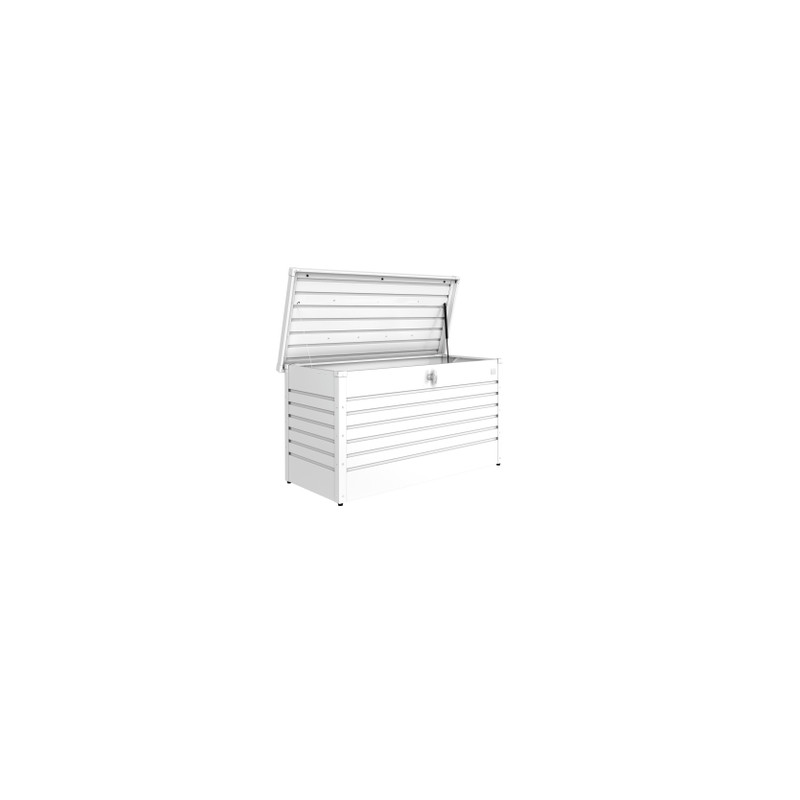 Coffre de jardin blanc 1 x 0,46 x 0,61 m BIOHORT