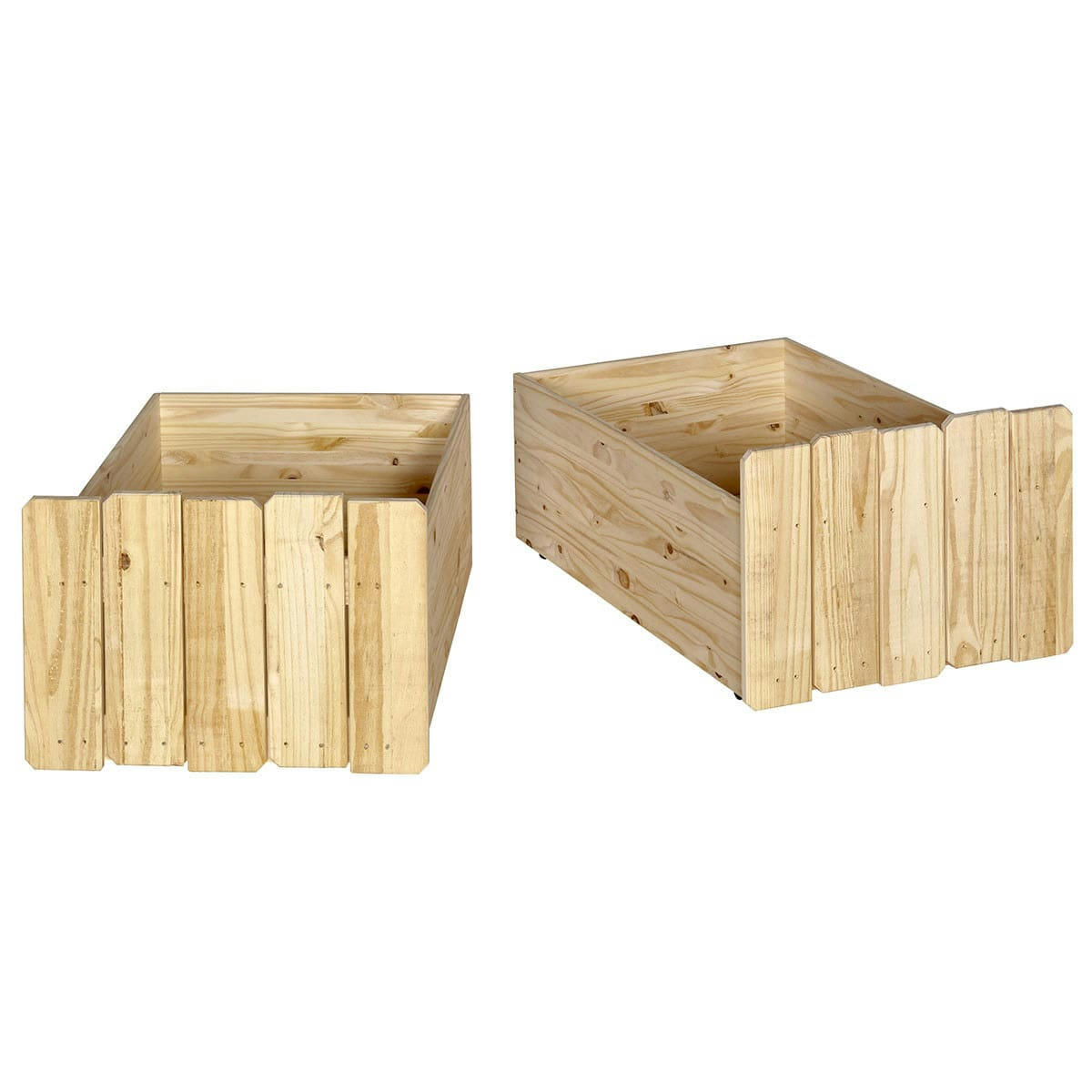 DONNIE - Pack lit avec tiroirs et matelas 90x190 cm bois massif